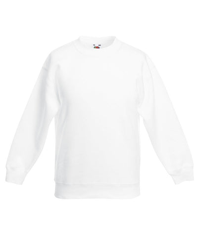 Kids premium set-in sweatshirt | white