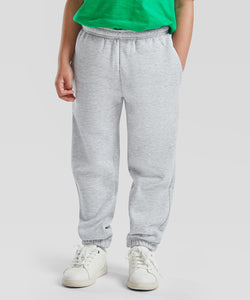 Kids premium elasticated cuff jog pants | black