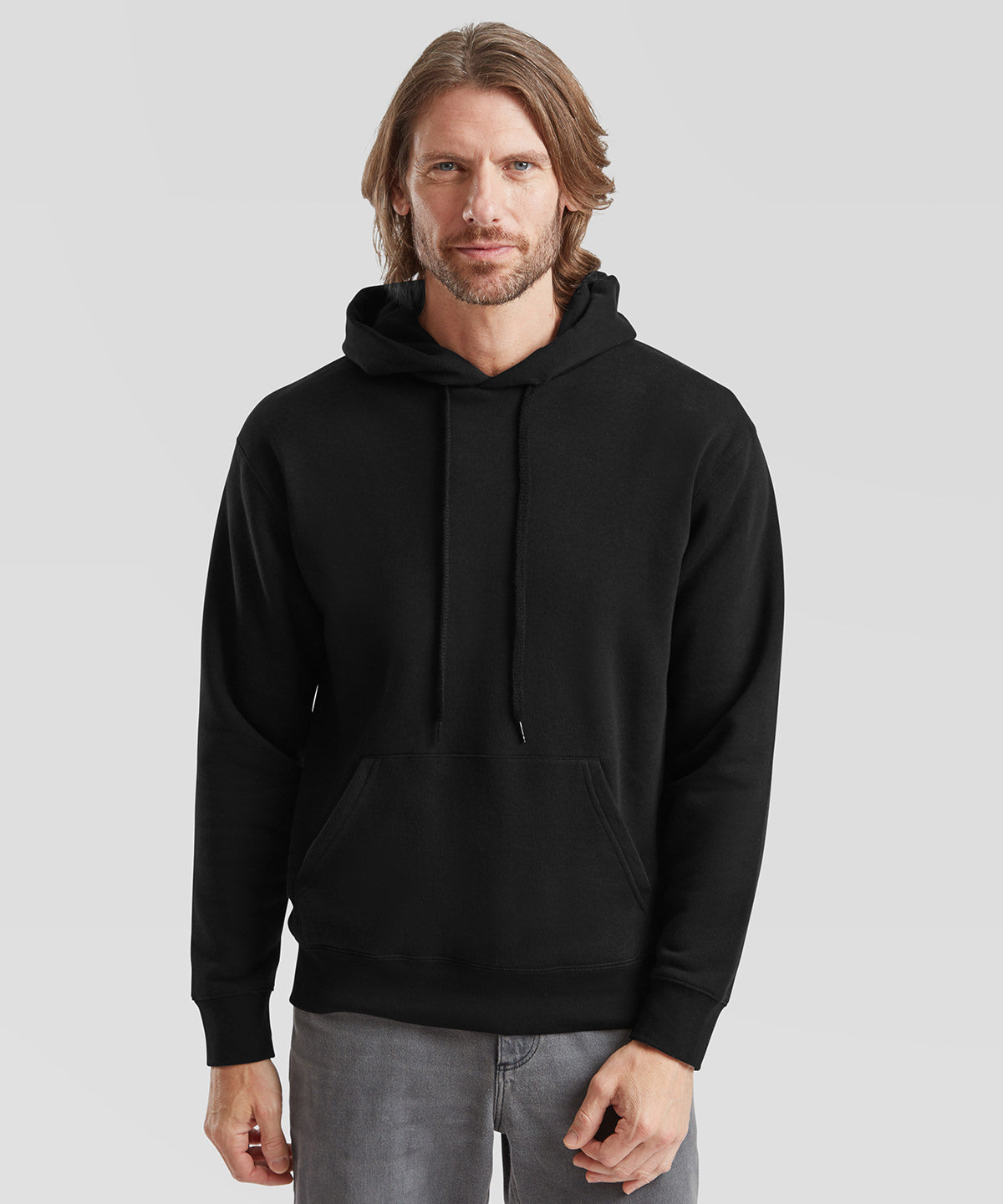 Premium 70/30 hooded sweatshirt | black