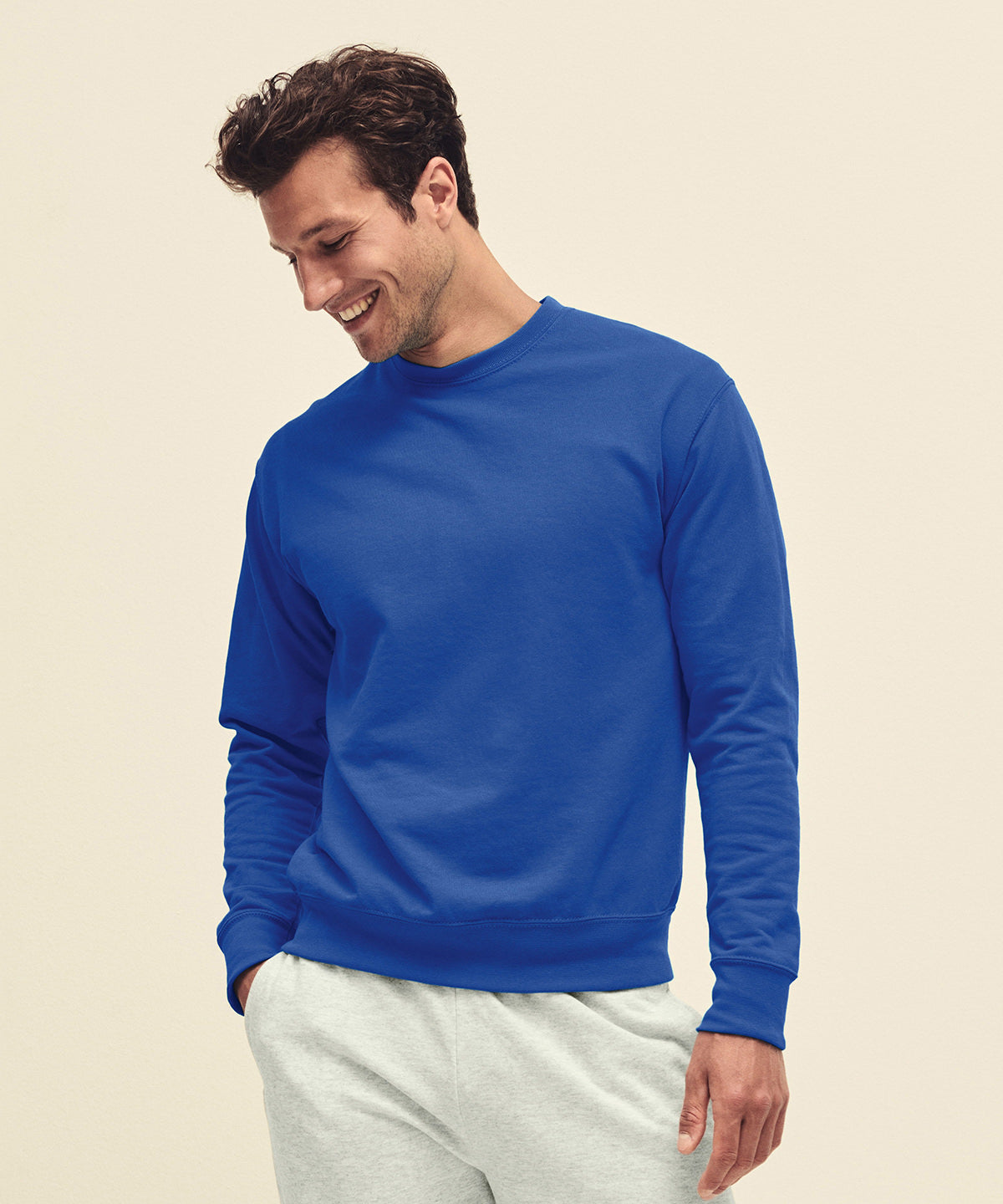 Lightweight set-in sweatshirt | Deep Navy