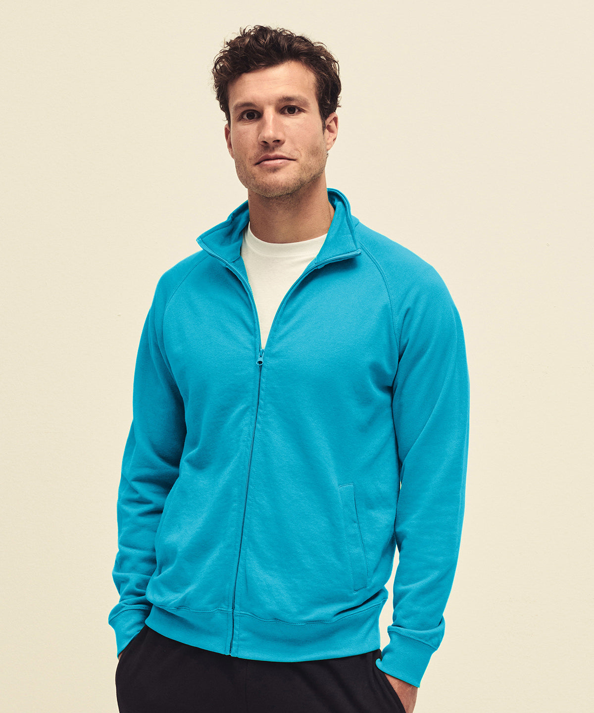 Lightweight sweatshirt jacket | Heather Grey