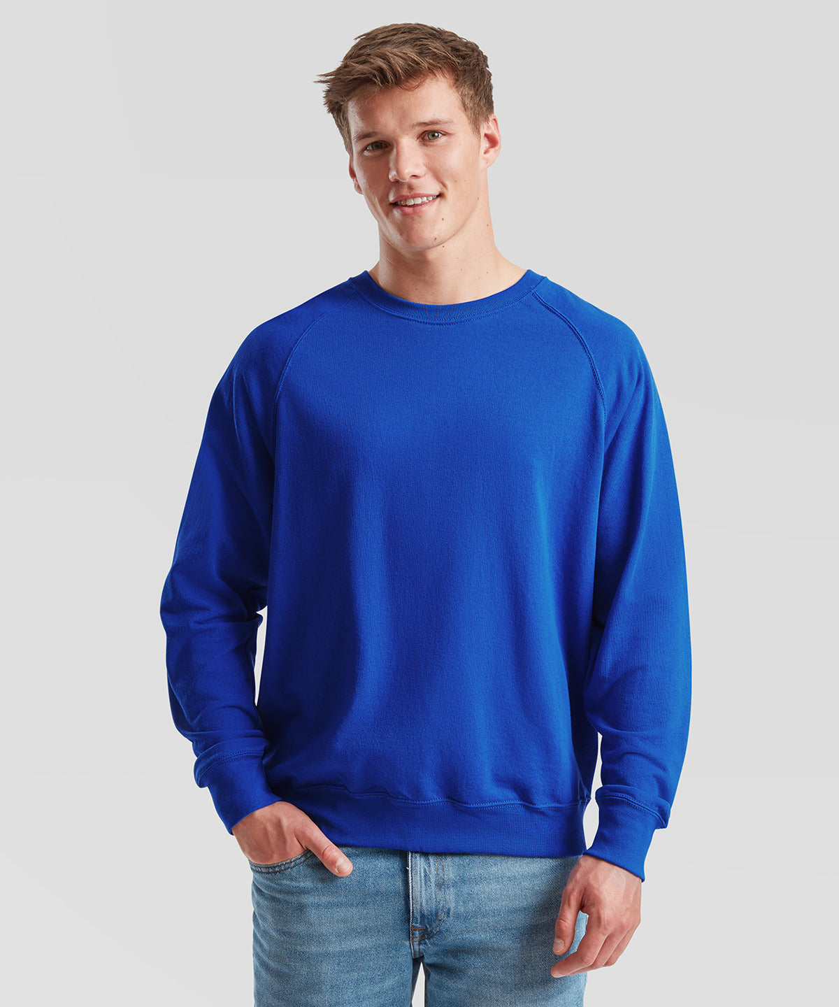 Lightweight raglan sweatshirt | black