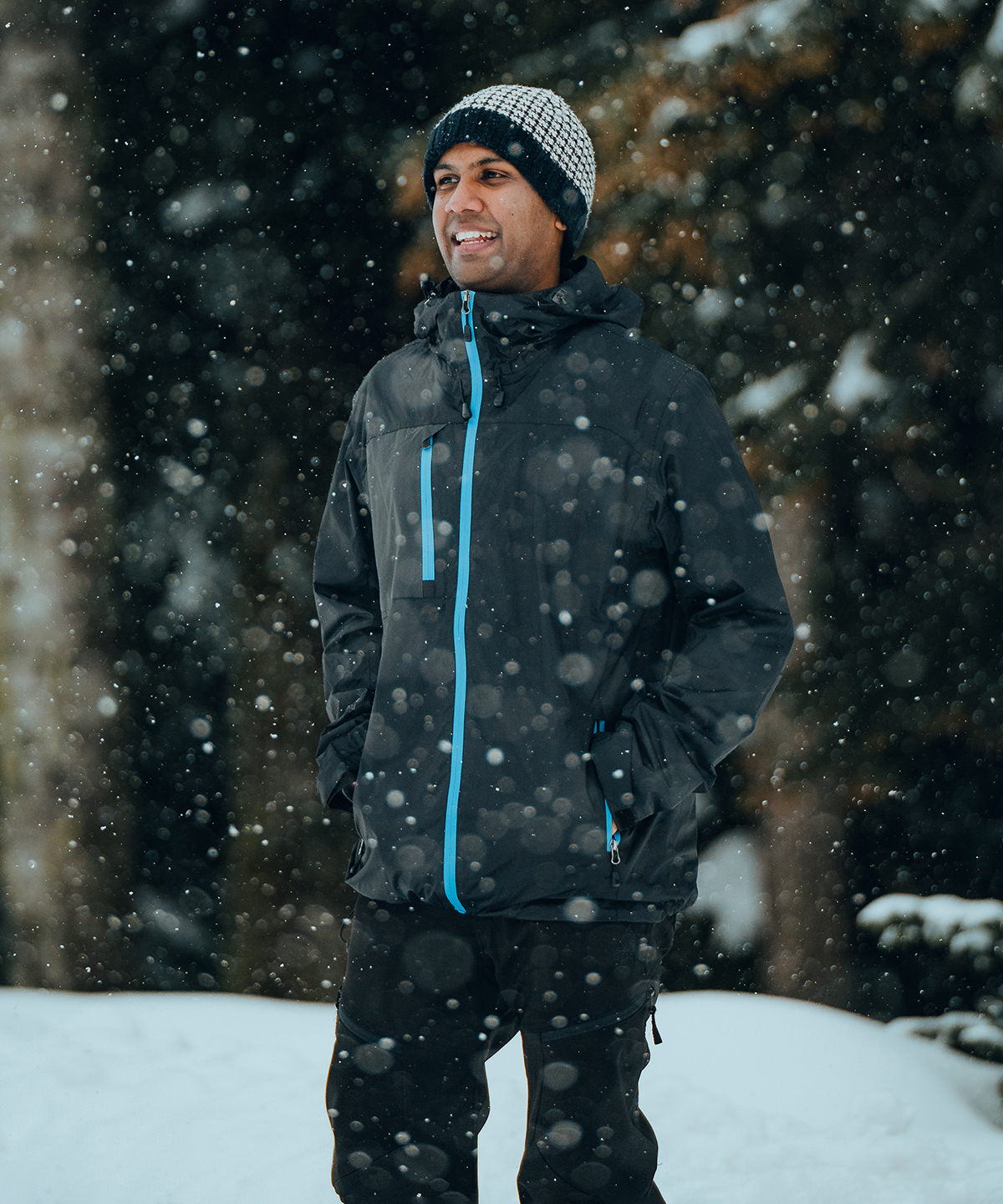 Olympia shell | black/azure blue