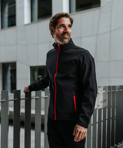 Orbiter softshell | black/red