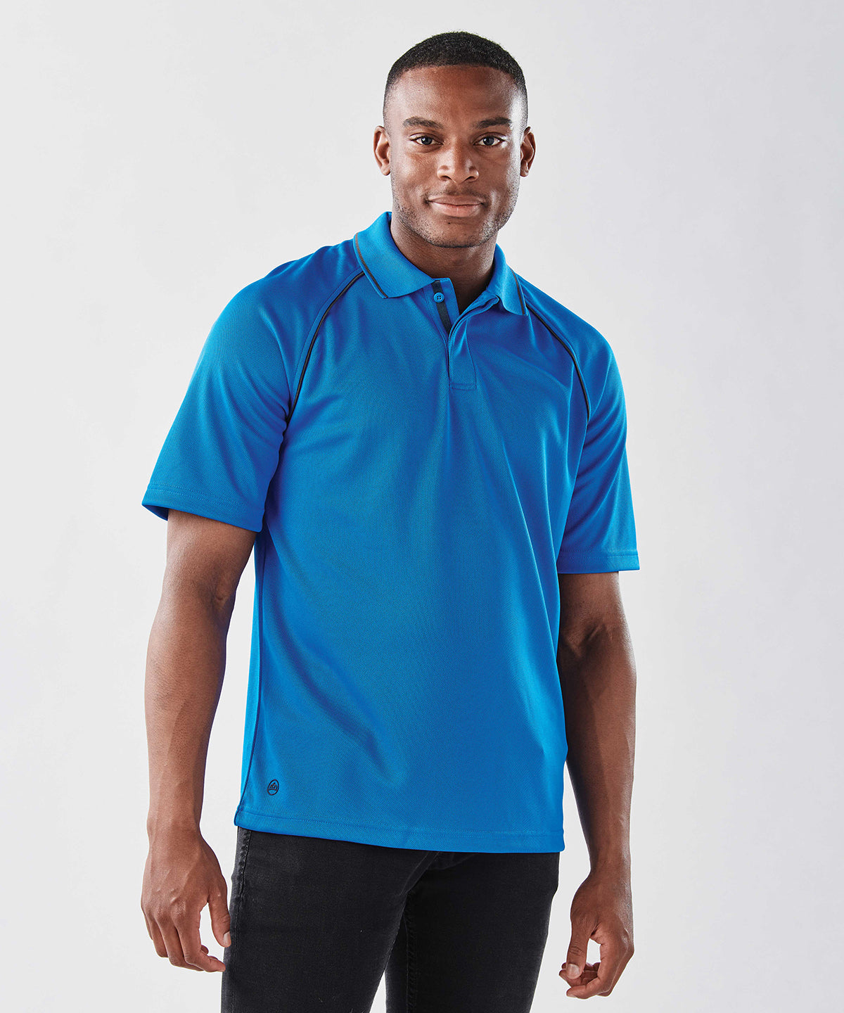 Tritium performance polo | azure blue