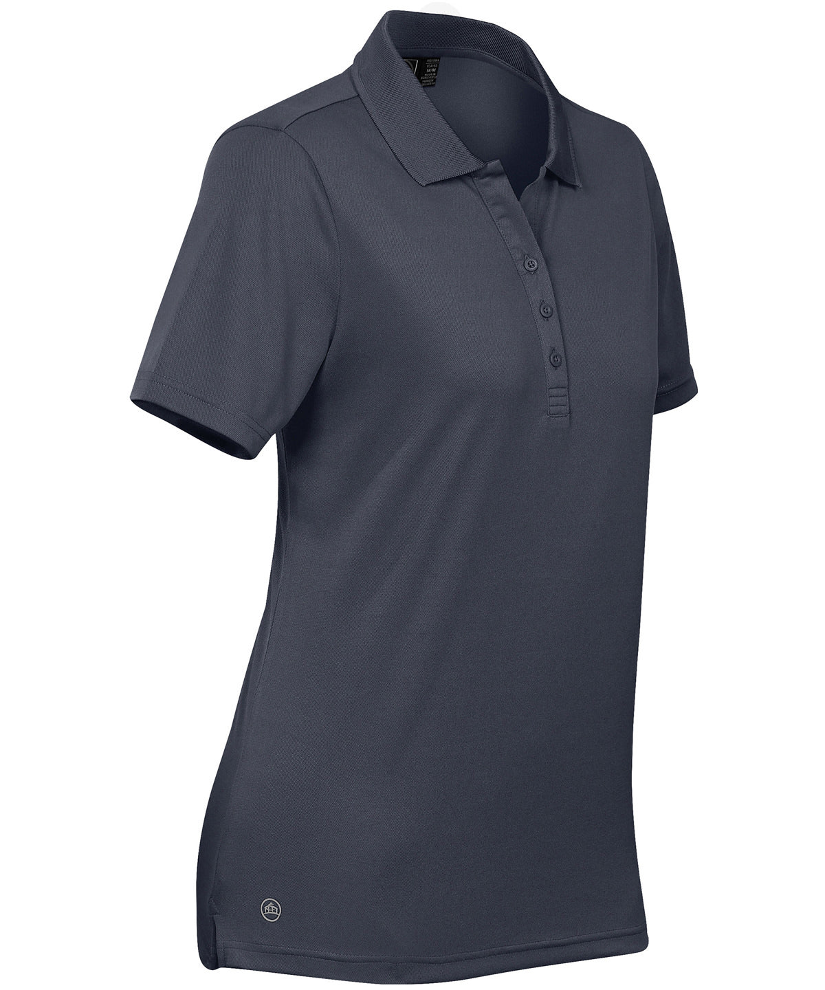 Womens Eclipse H2X-DRY® piqu polo | black