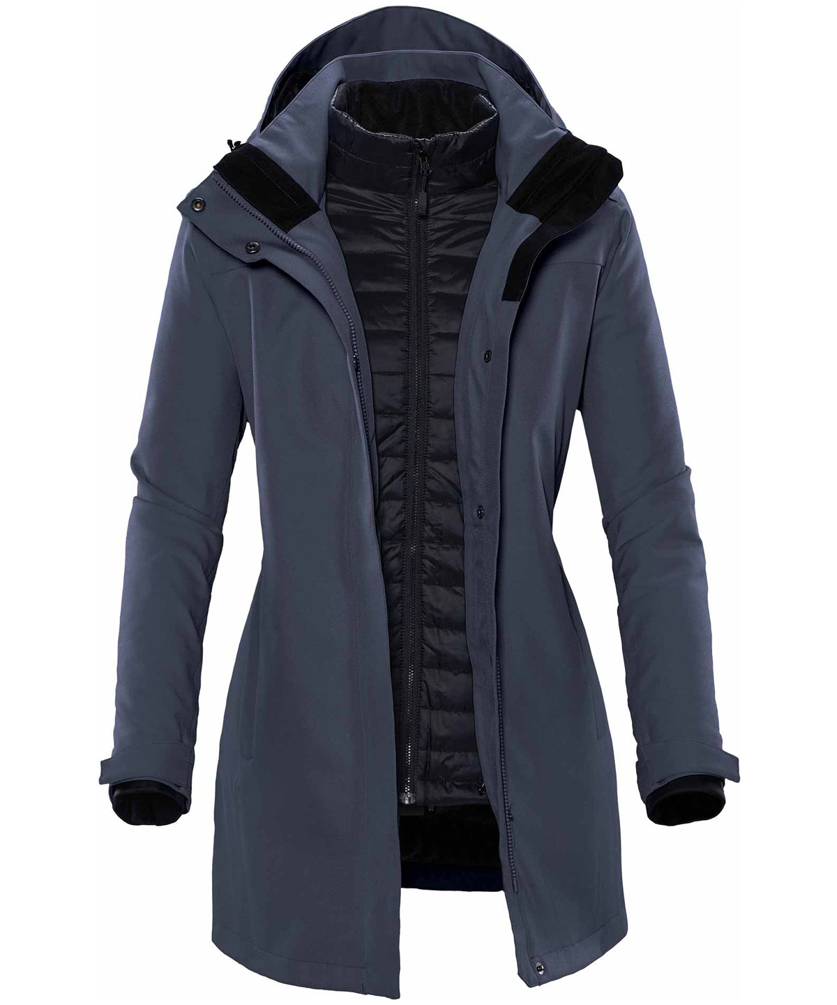 Womens Avalante system jacket | navy twill