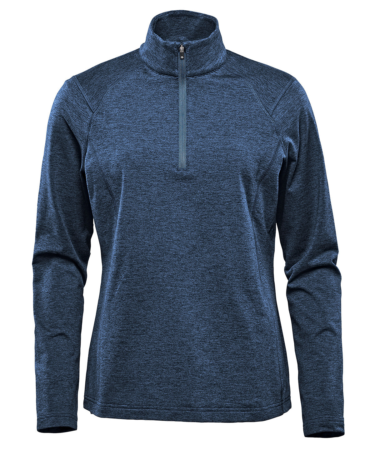 Womens Treeline -zip fleece | dark navy heather