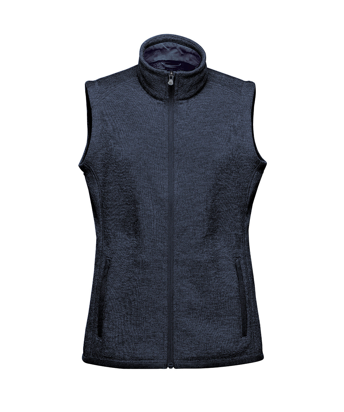 Womens Avalante fleece vest | navy heather