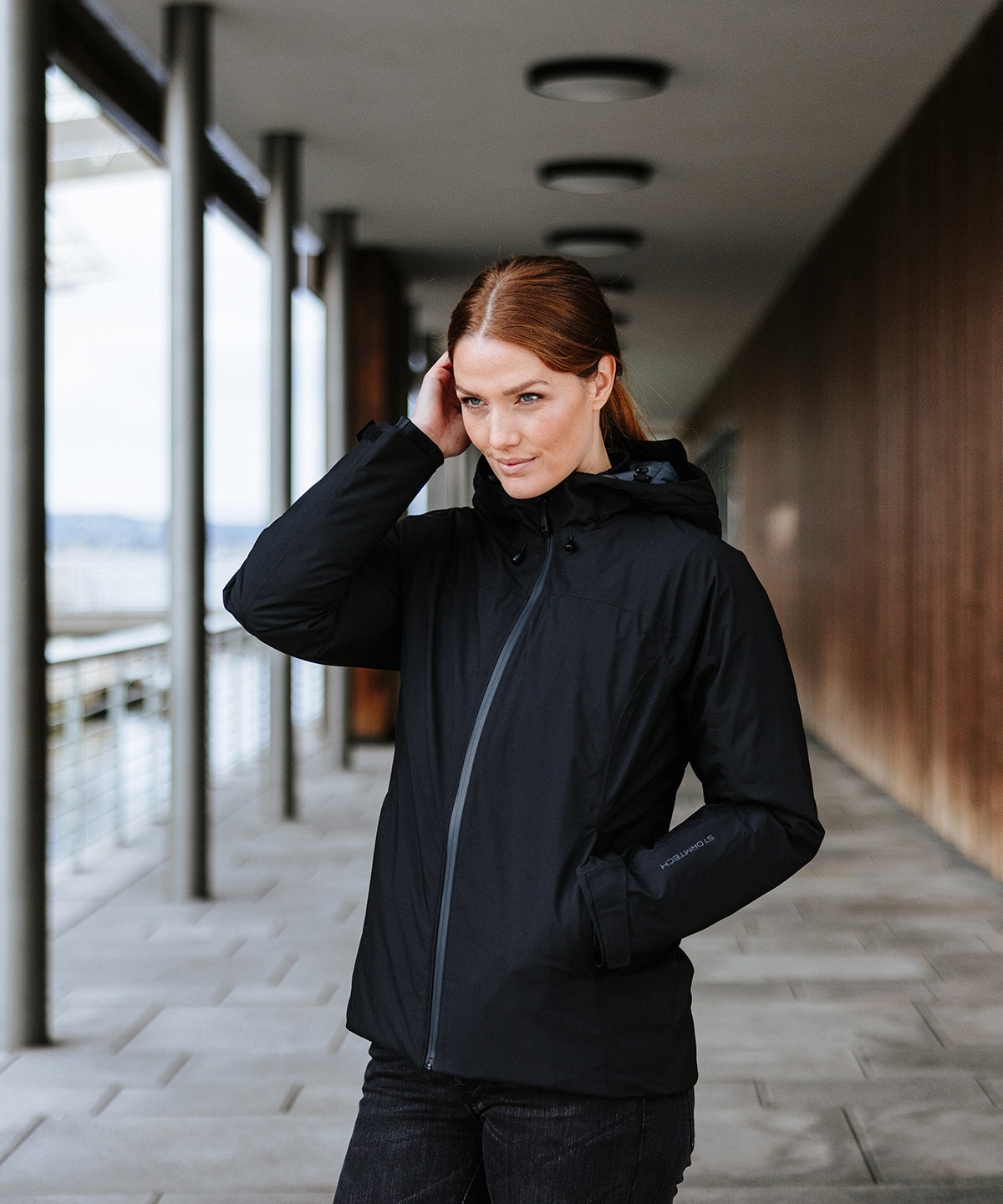 Womens Nostromo thermal shell | black