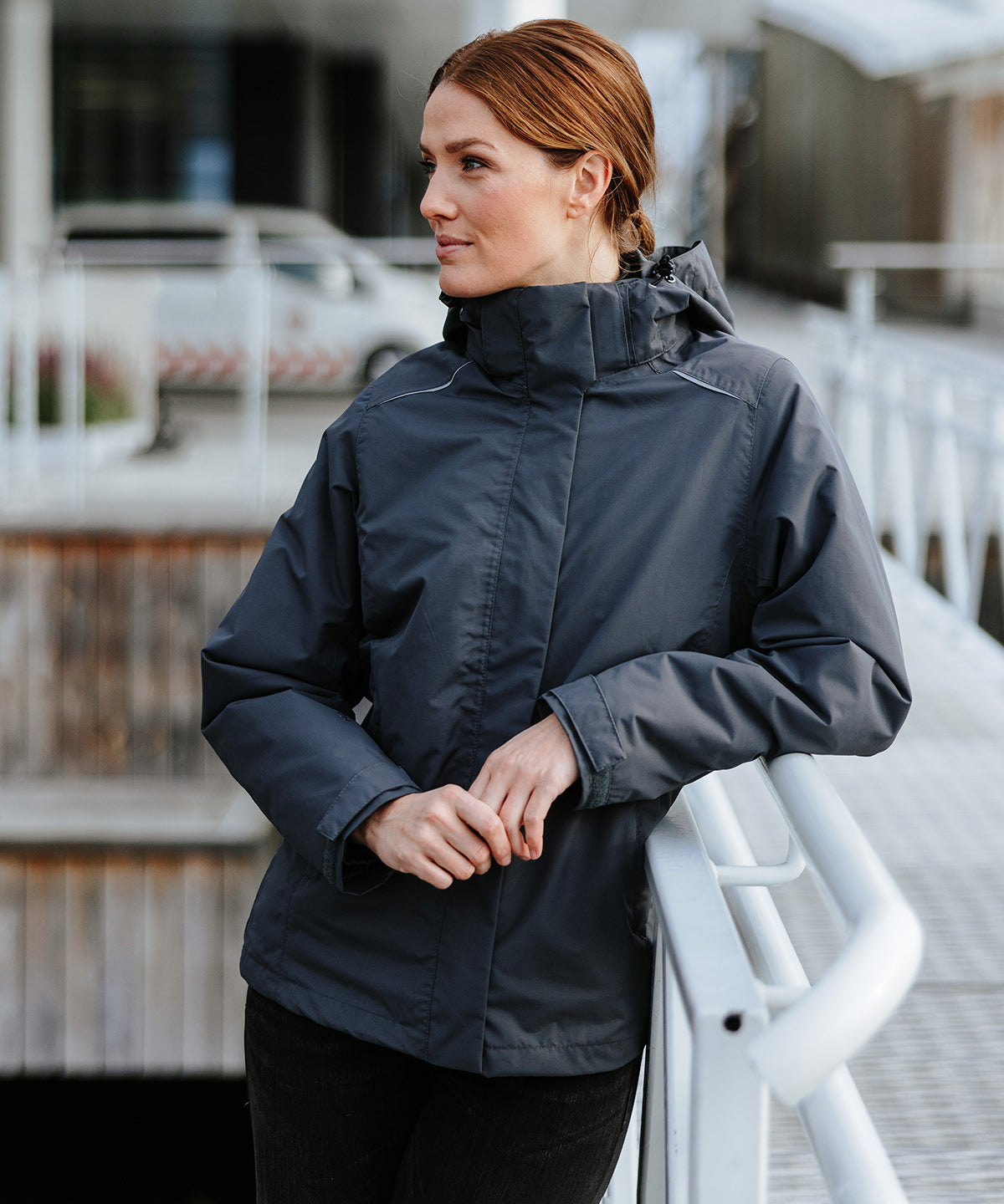 Womens Magellan system jacket | navy