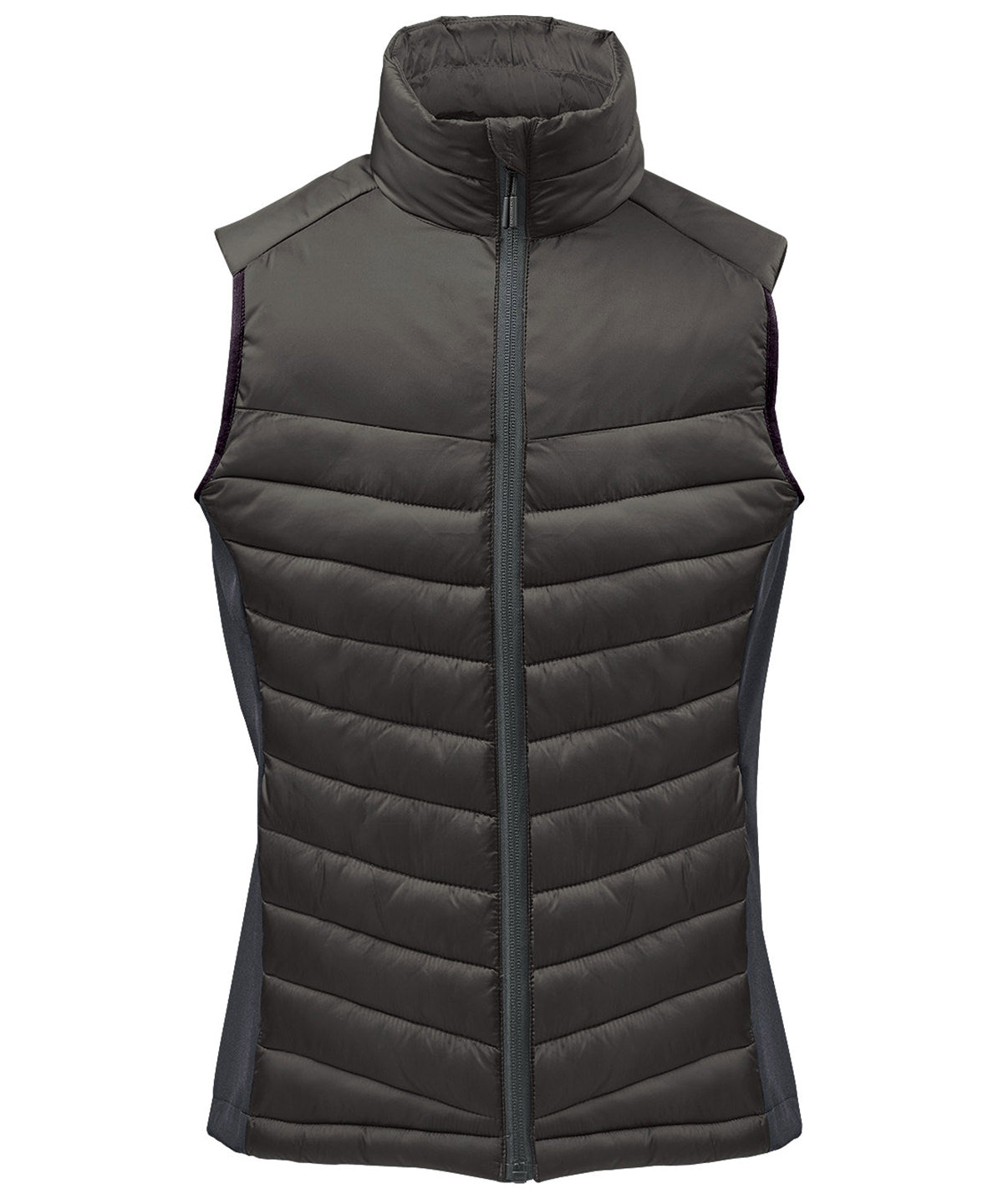 Womens Montserrat thermal vest | black/granite