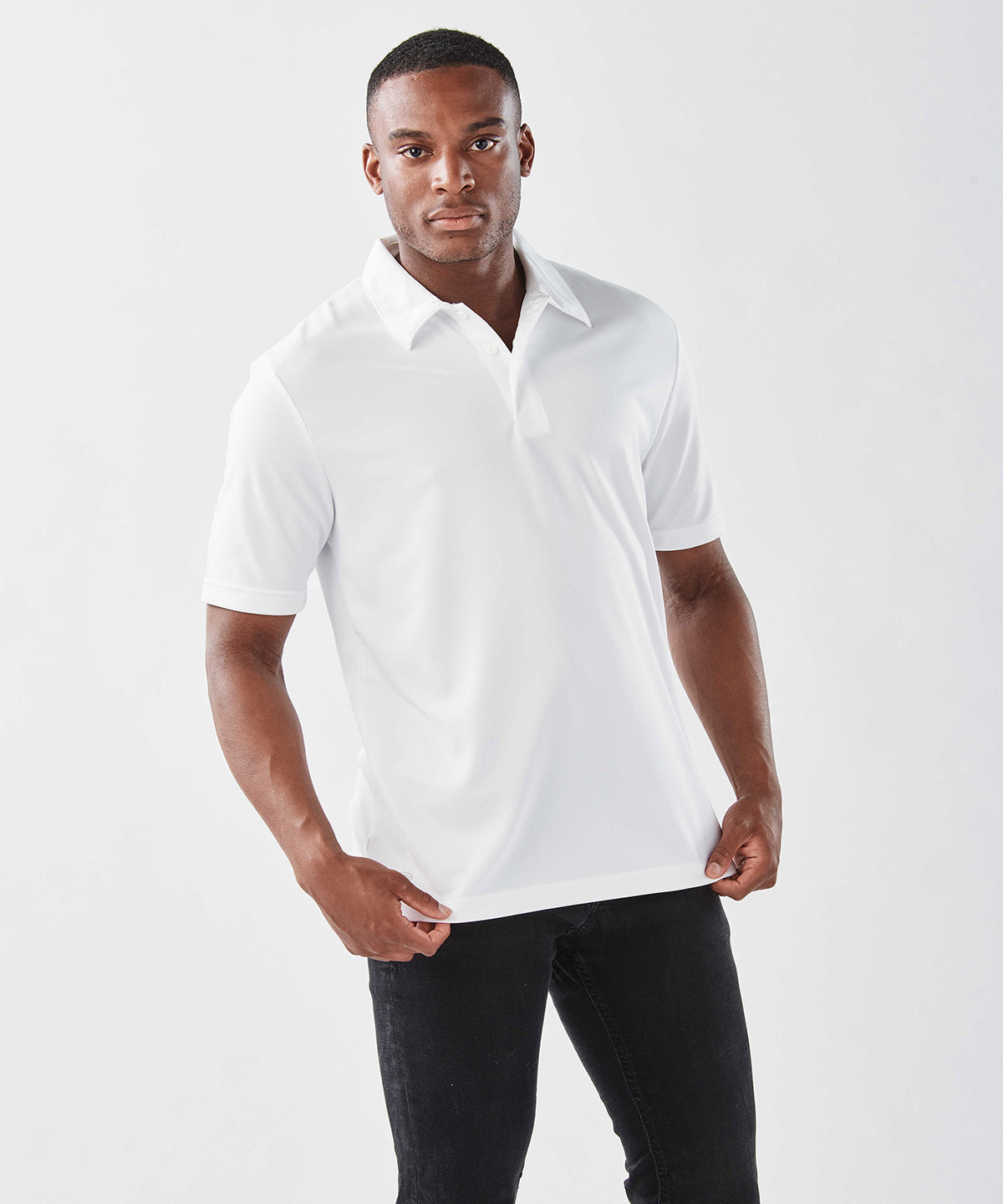 Sports performance polo | black