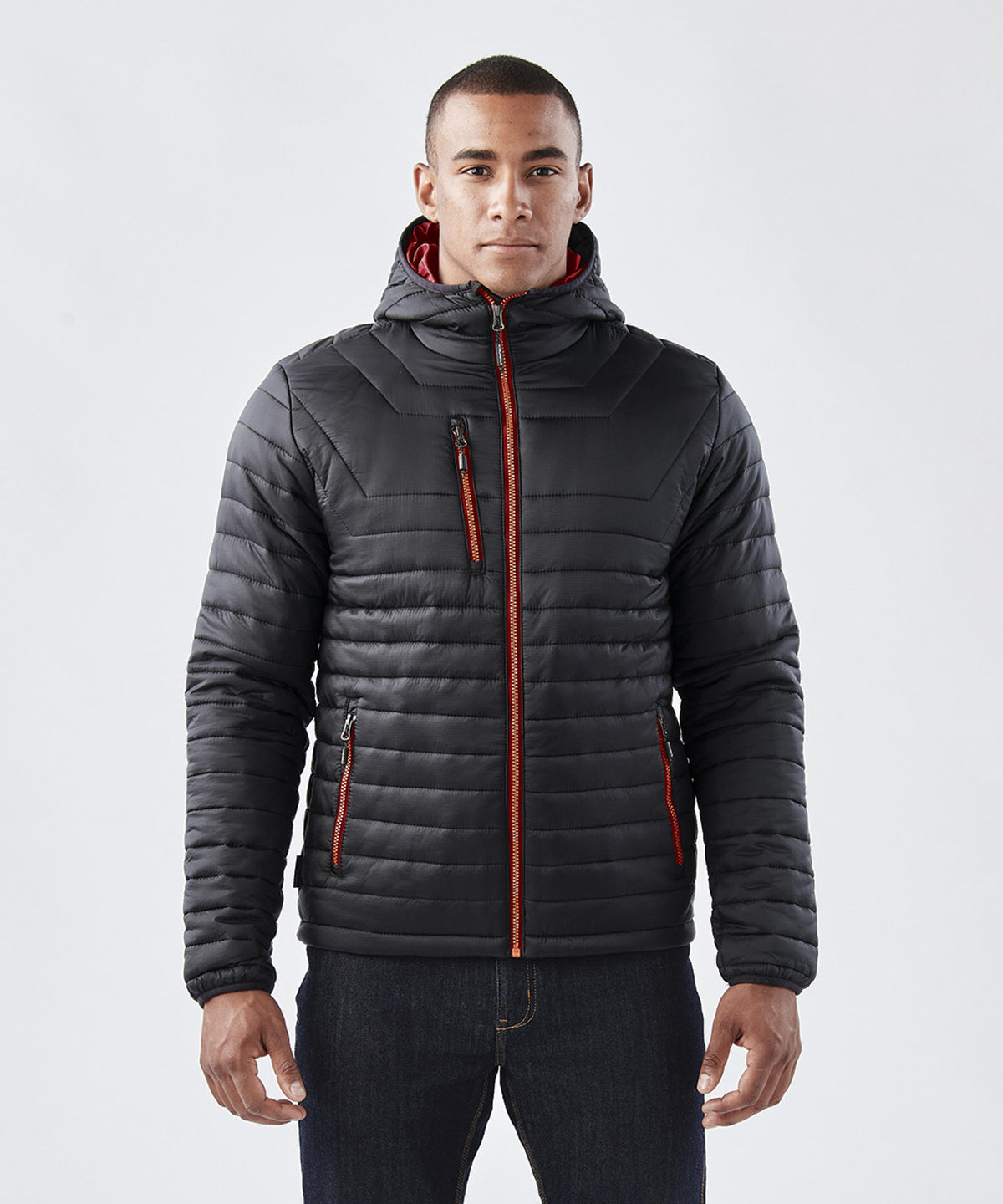 Gravity thermal shell | black/true red