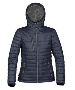 Womens gravity thermal shell | Black/True Red