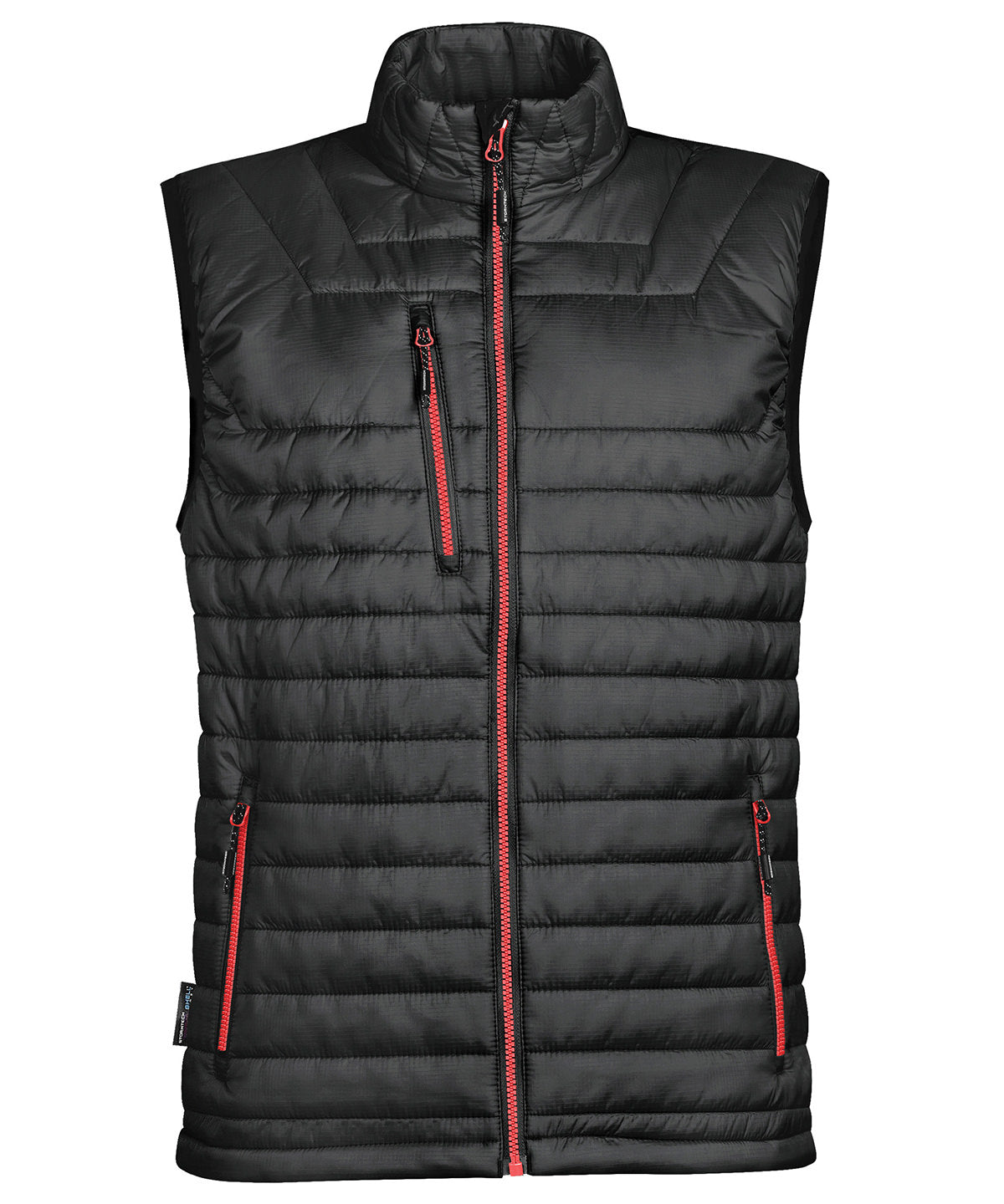Gravity thermal vest | black/true red
