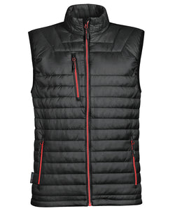 Gravity thermal vest | black/true red