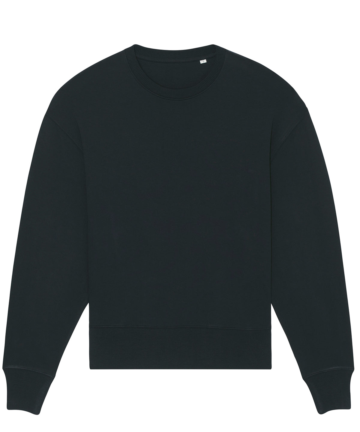 Radder oversized brushed crewneck (STSU857) | Black