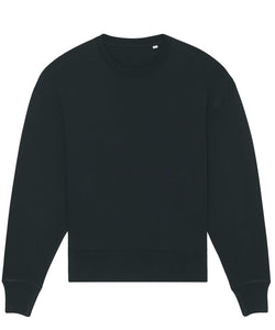 Radder oversized brushed crewneck (STSU857) | black
