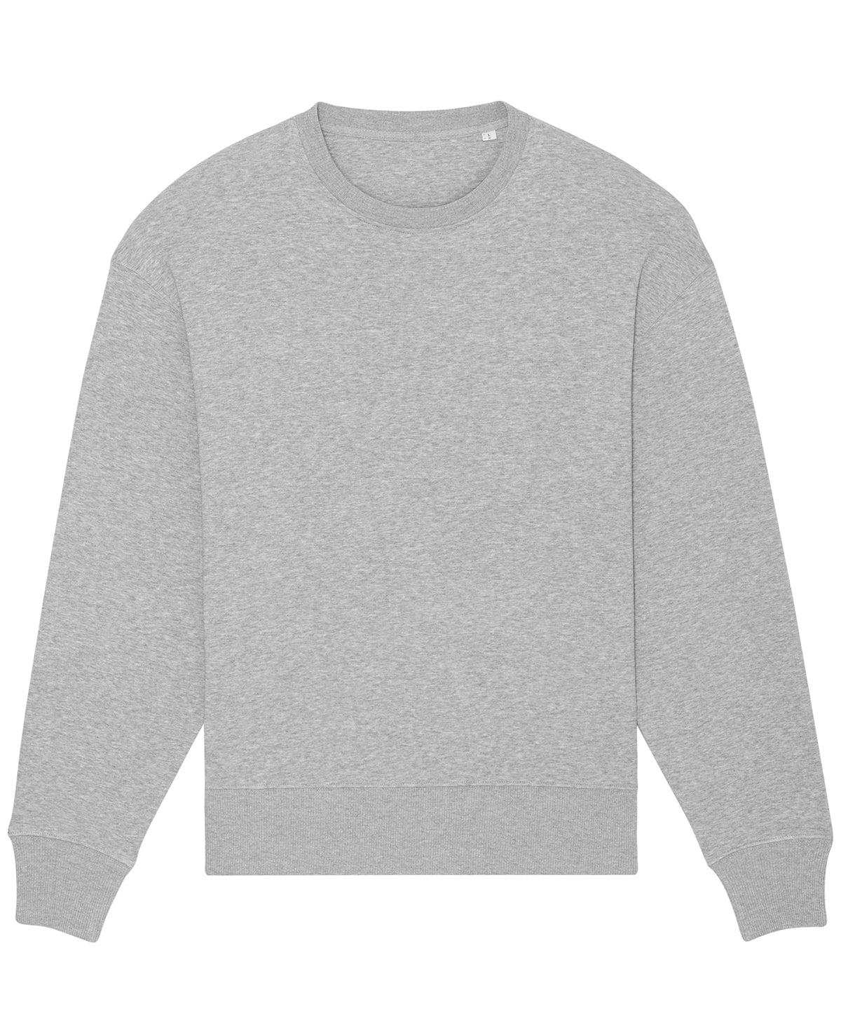 Radder oversized brushed crewneck (STSU857) | heather grey