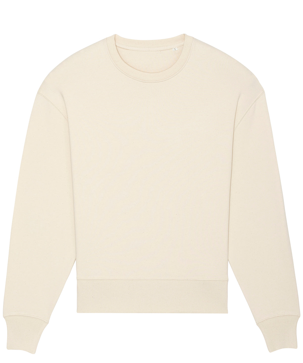 Radder oversized brushed crewneck (STSU857) | natural raw