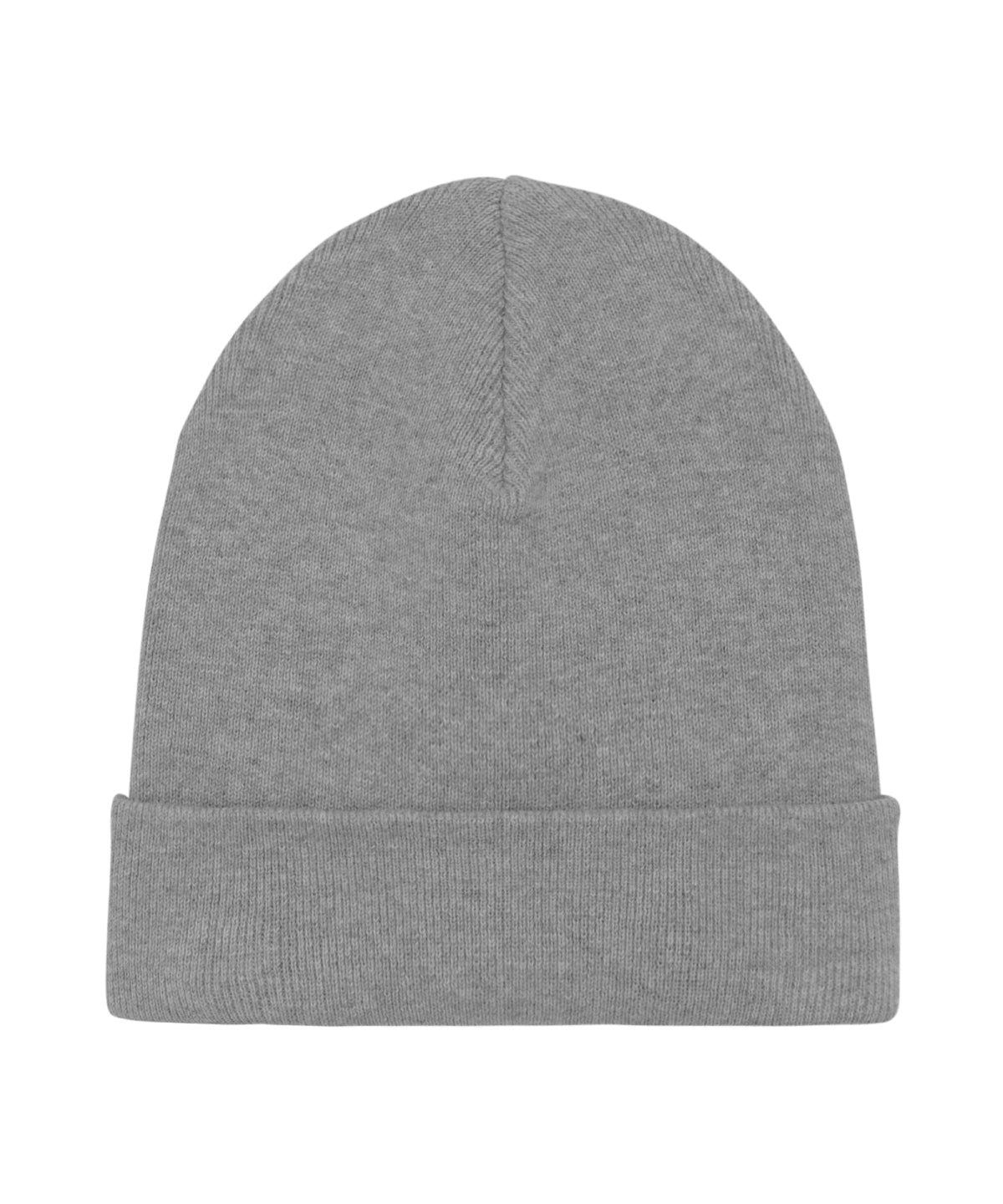 Rib beanie in unisex fit (STAU772) | mid heather grey