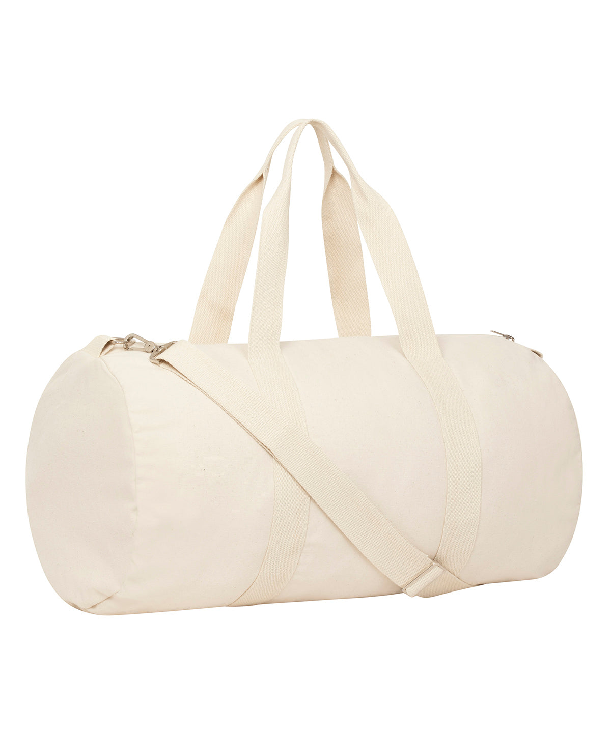 Duffle bag with canvas fabric (STAU892) | natural