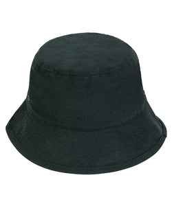 Bucket hat with metal eyelets (STAU893) | black