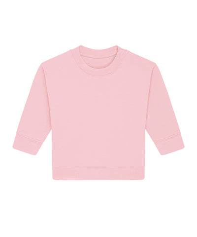 Baby Changer terry crew neck sweatshirt (STSB920) | cotton pink