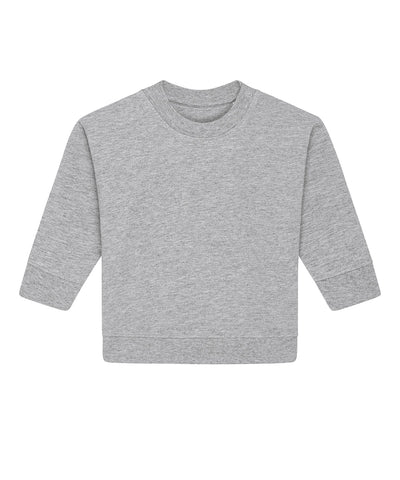 Baby Changer terry crew neck sweatshirt (STSB920) | heather grey