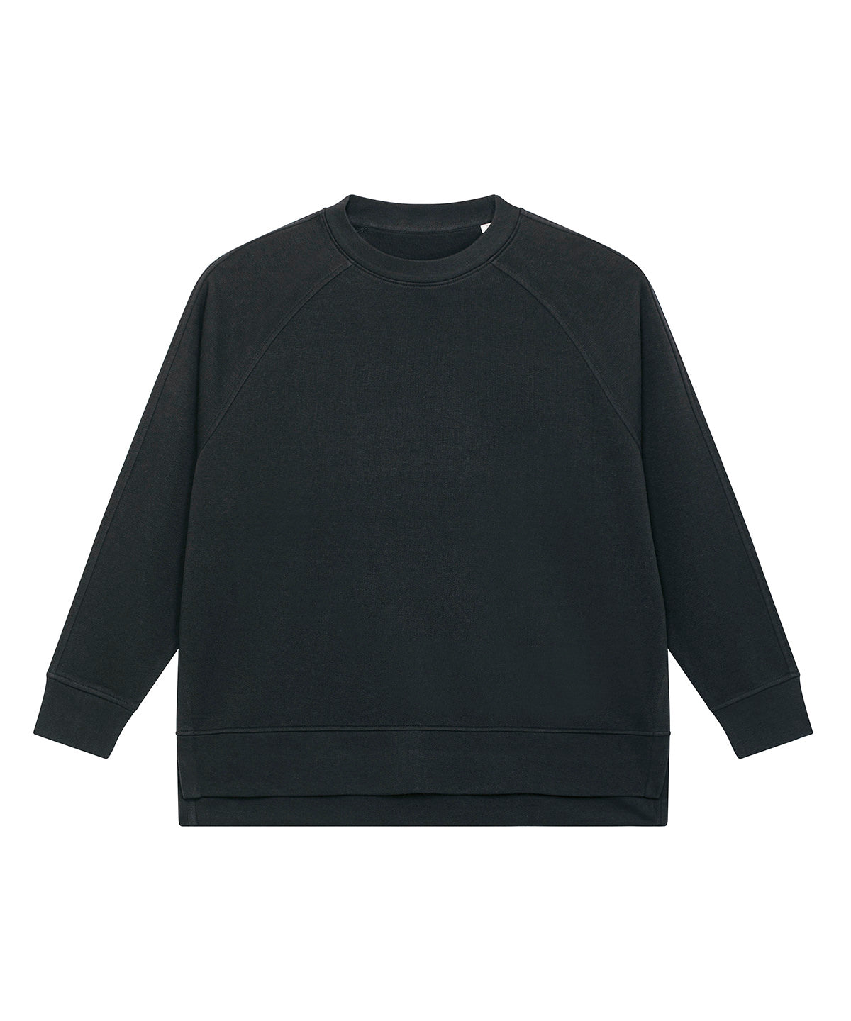 Stella Wilder womens oversized crew neck sweatshirt (STSW872) | Black