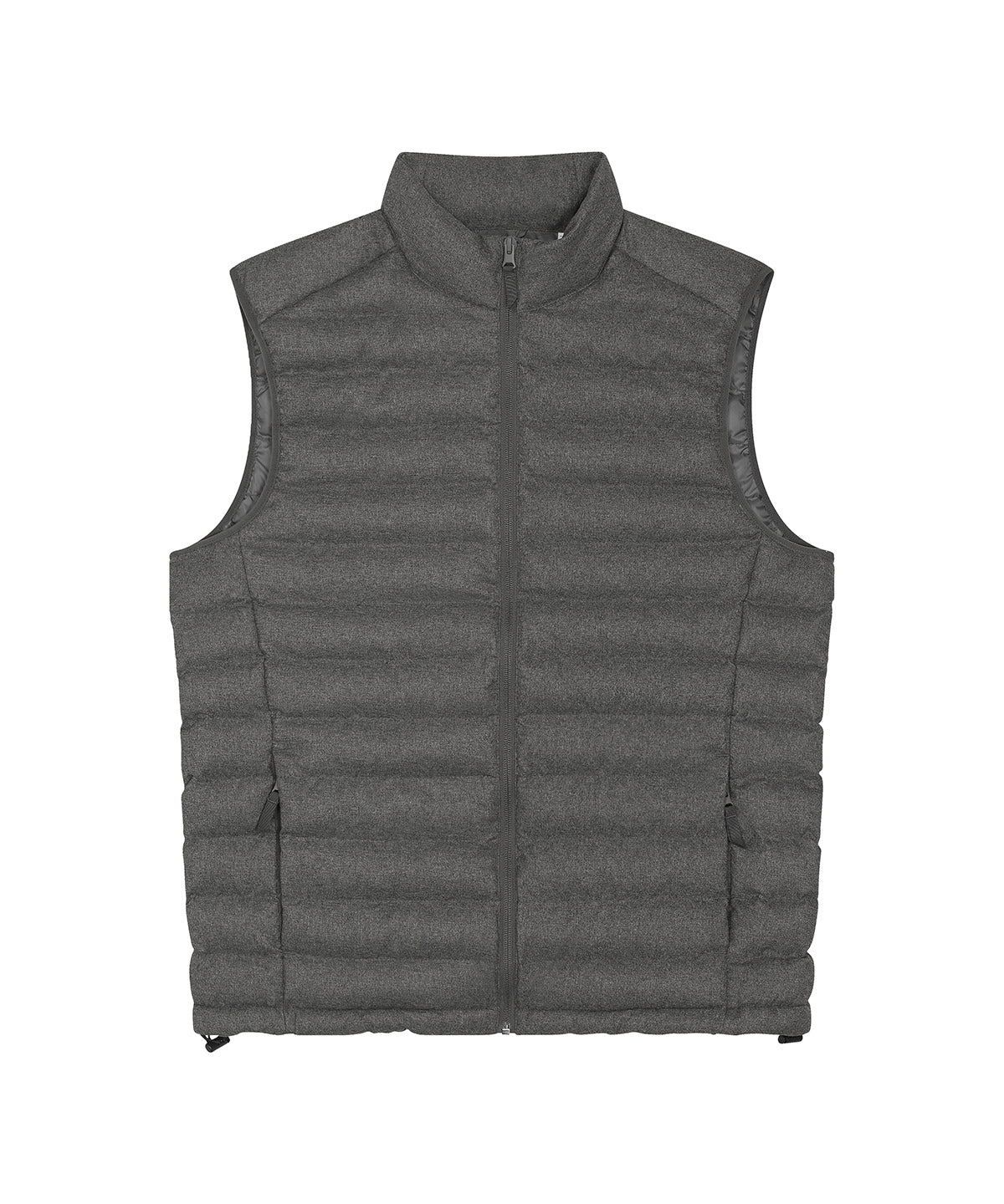 Stanley Climber wool-like bodywarmer (STJM898) | deep metal heather grey