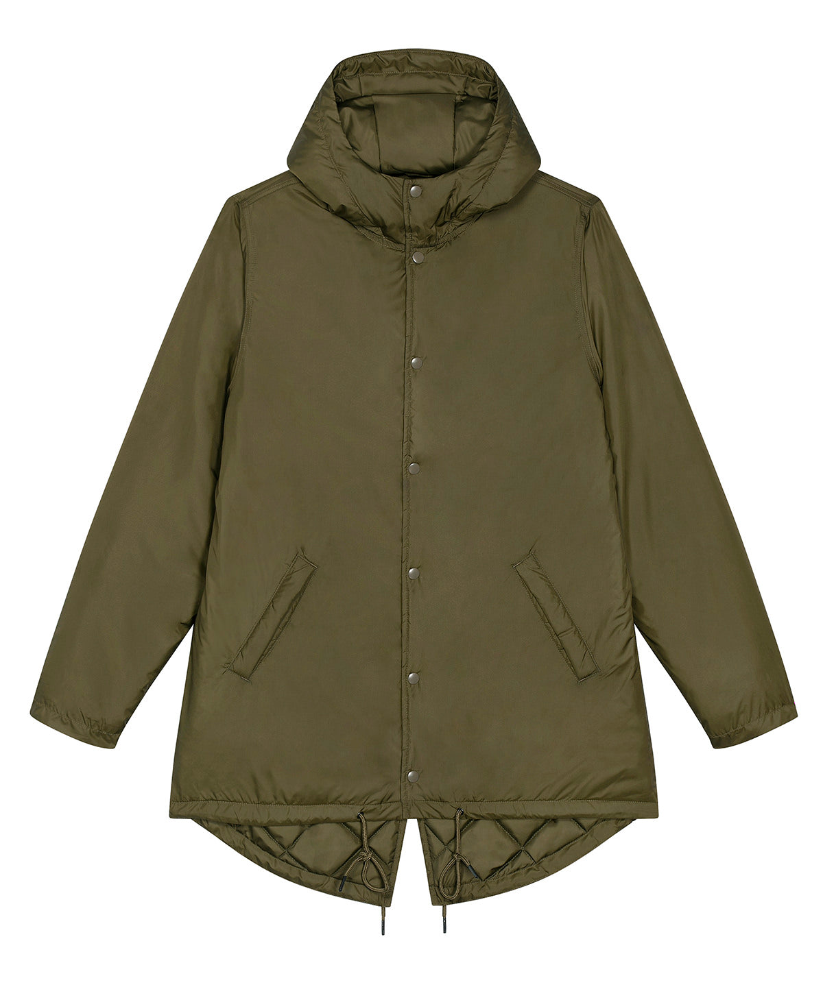 Unisex padded parka jacket (STJU841) | british khaki