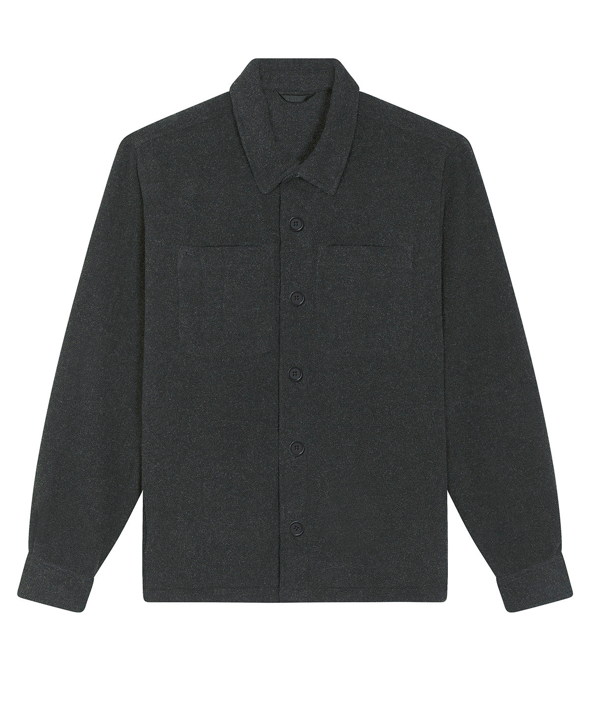 Unisex River shirt jacket (STJU845) | dark heather grey