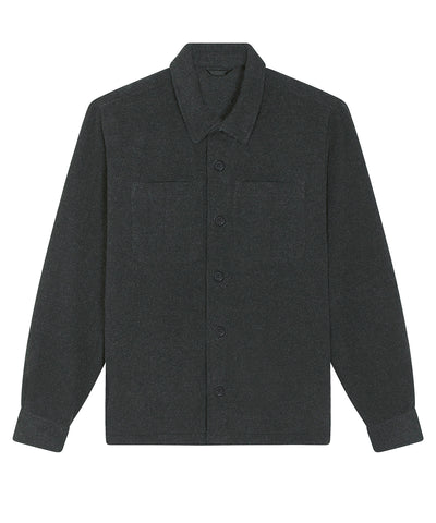 Unisex River shirt jacket (STJU845) | dark heather grey