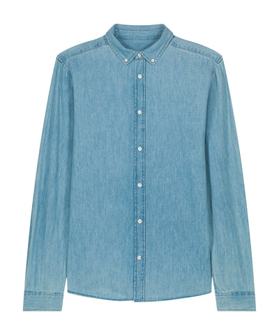 Stanley denim shirt (STWM967) | light wash