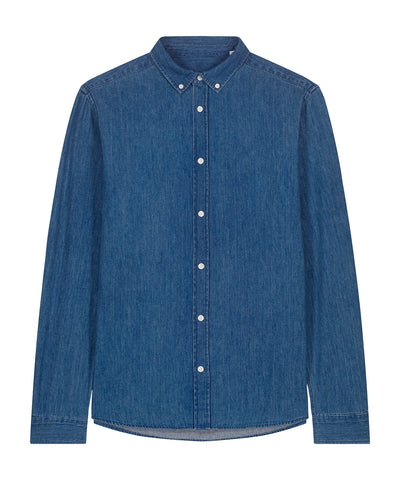 Stanley denim shirt (STWM967) | mid wash