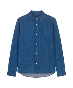 Stella denim shirt (STWW970) | mid wash