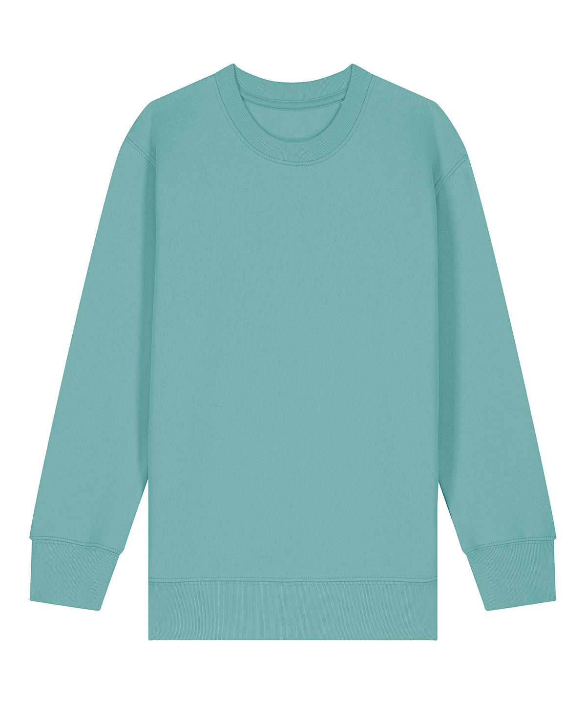 Kids Mini Changer 20 iconic crew neck sweatshirt (STSK181) | teal monstera