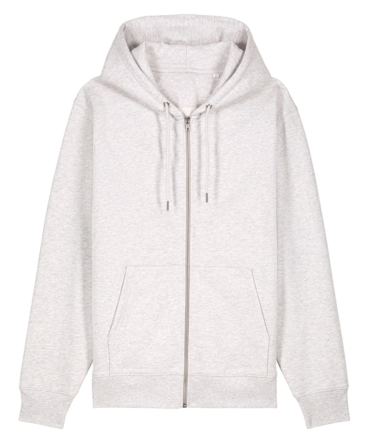 Unisex Cultivator 20 iconic zip-thru hoodie sweatshirt (STSU179) | Cool Heather Grey