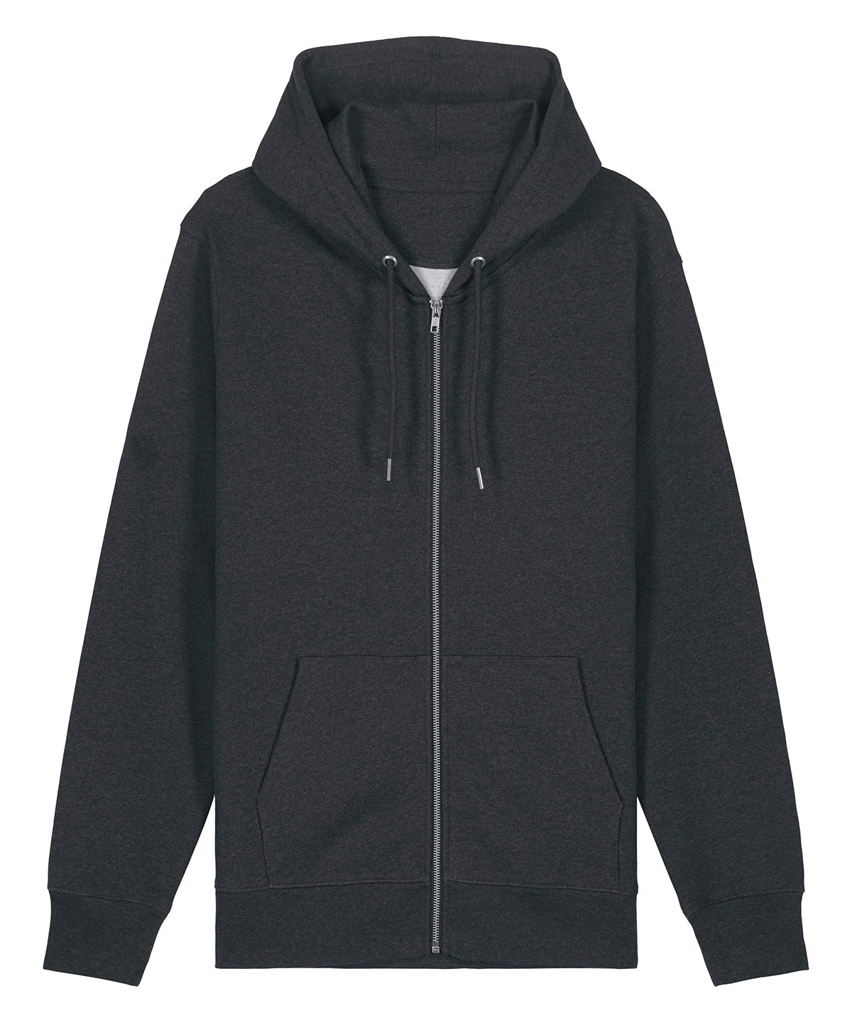 Unisex Cultivator 20 iconic zip-thru hoodie sweatshirt (STSU179) | Dark Heather Grey