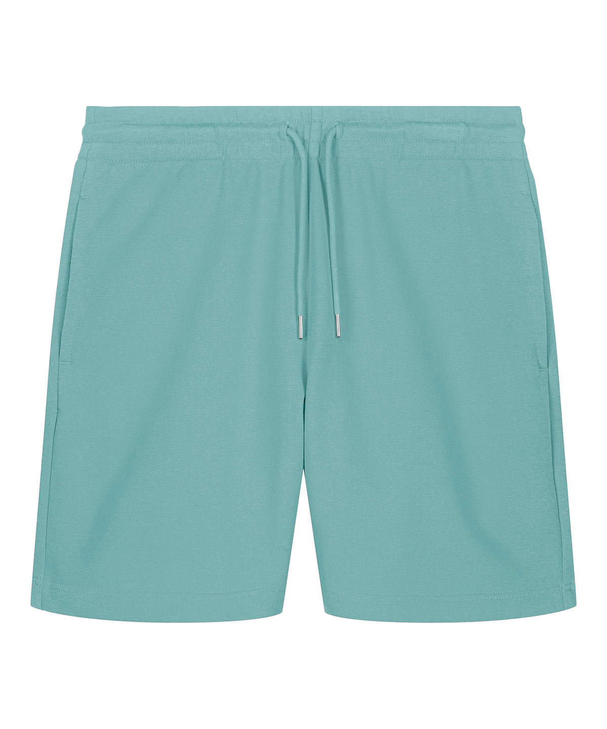 Unisex Trainer 20 jogger shorts (STBU186) | teal monstera