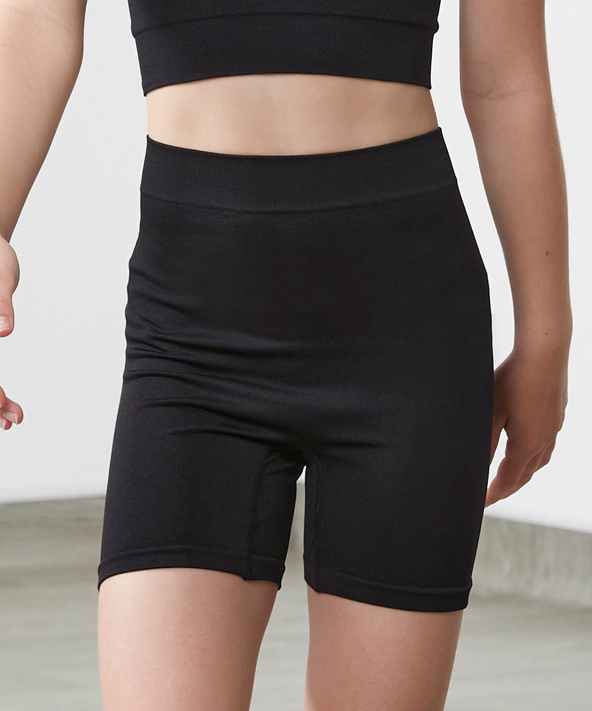 Kids seamless shorts | black