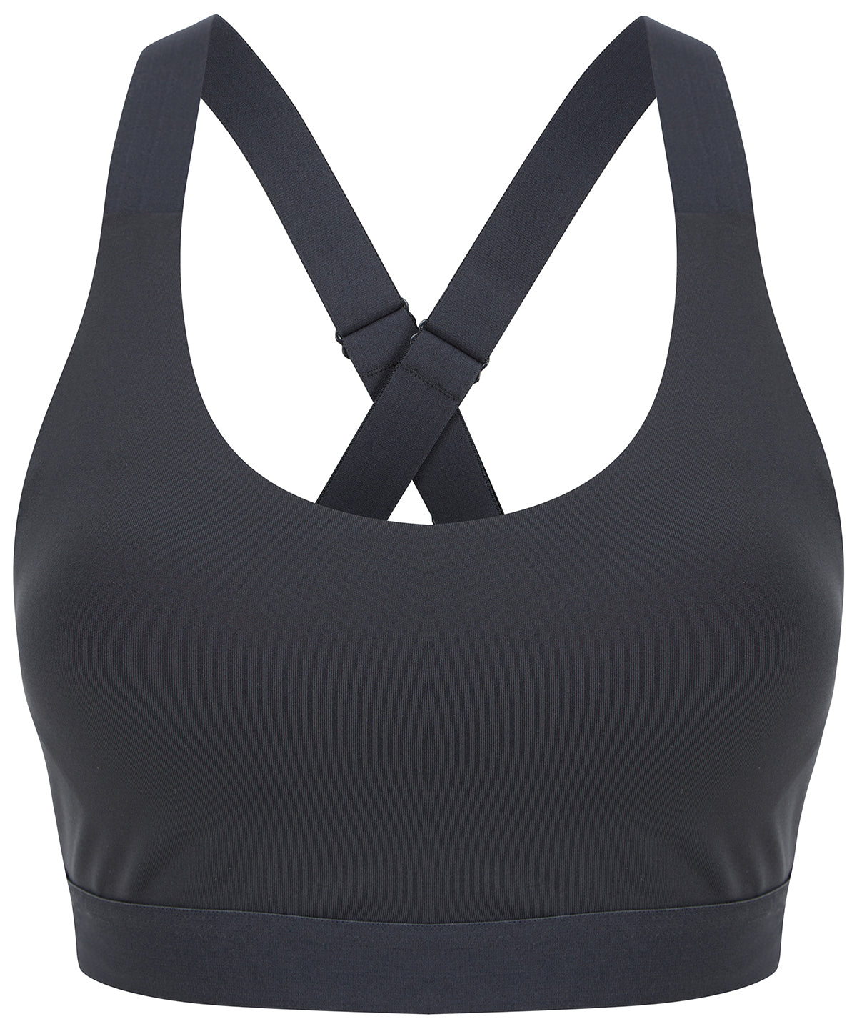Medium impact core bra | charcoal grey