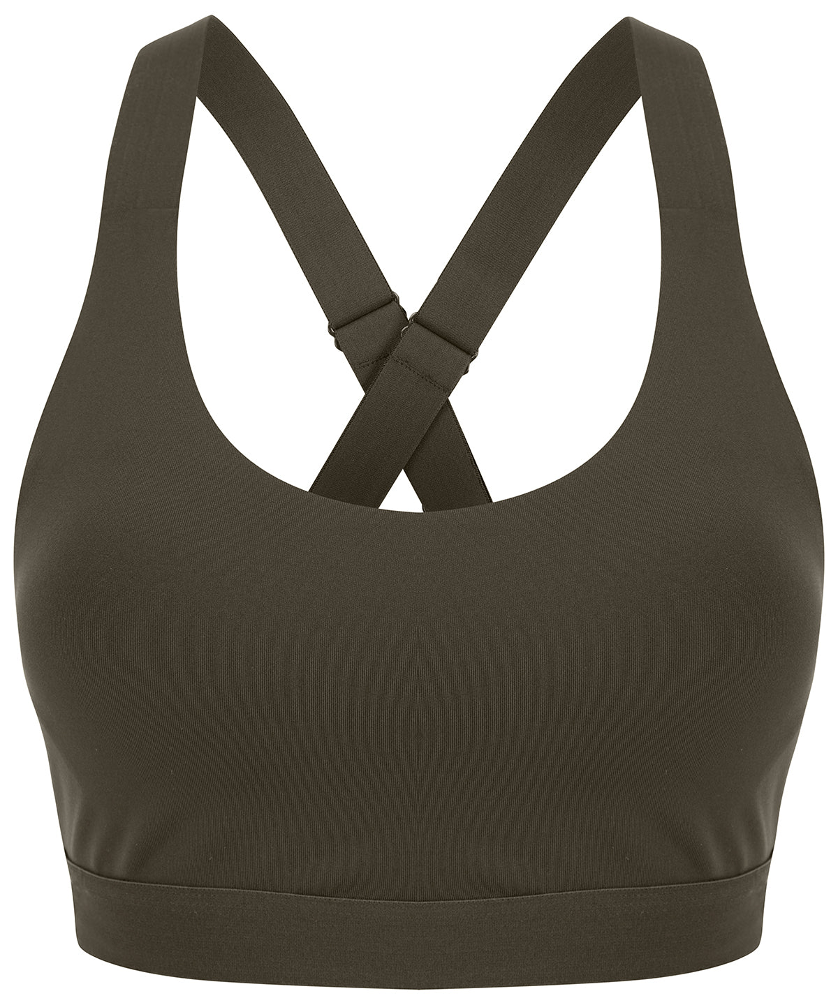 Medium impact core bra | olive green