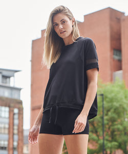 Womens over T | black