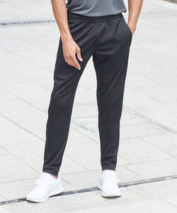 Slim leg training pants | black