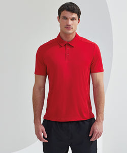 TriDri® panelled polo | black