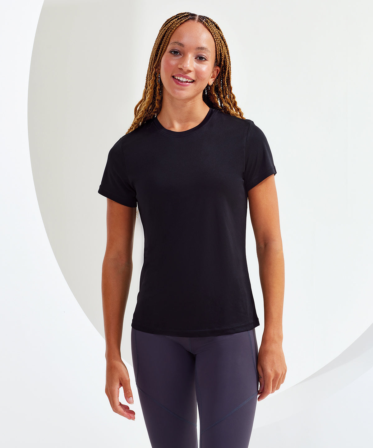 Womens TriDri® performance t-shirt | raspberry/black melange
