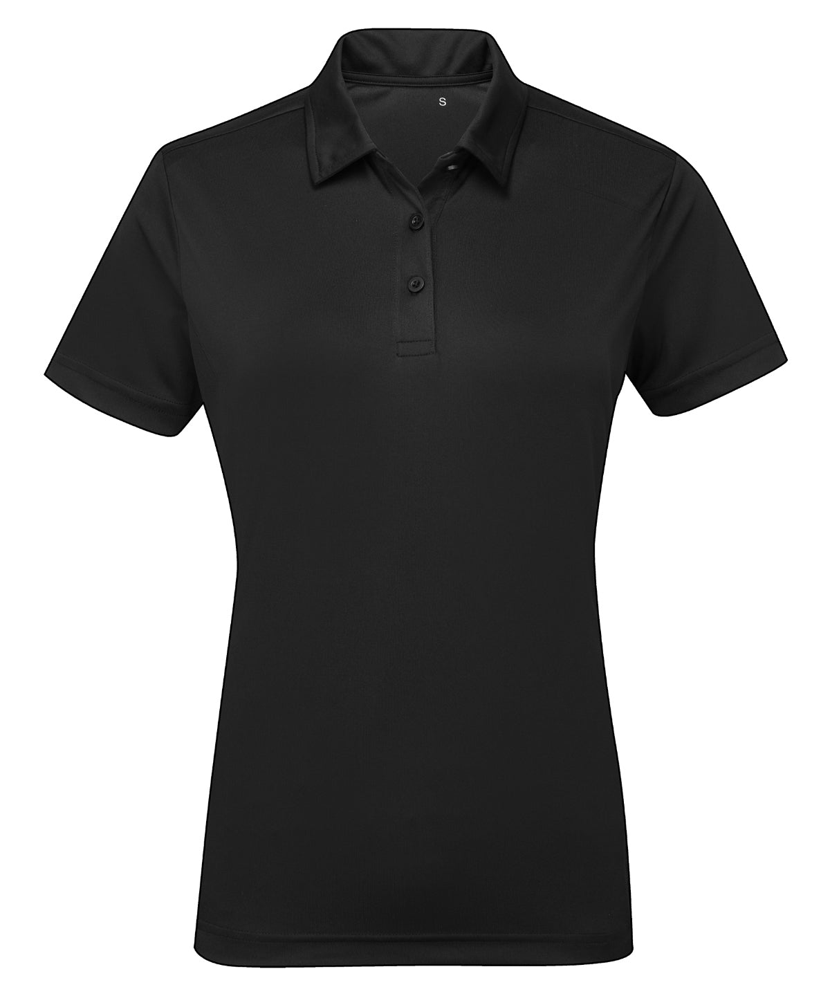 Womens TriDri® panelled polo | black